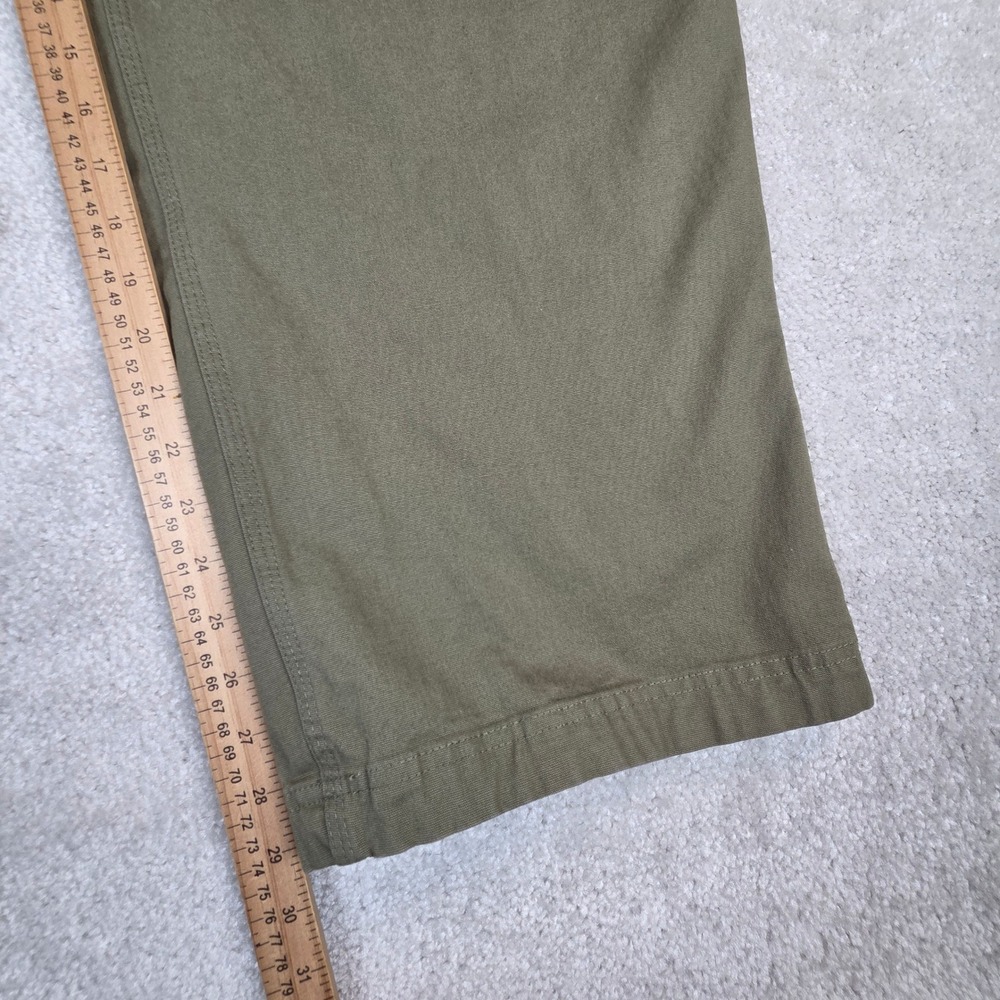 Duluth Trading Co Flex Fire Hose Cargo Pants Mens 48x30 Olive Green Work Utility - Picture 7 of 9